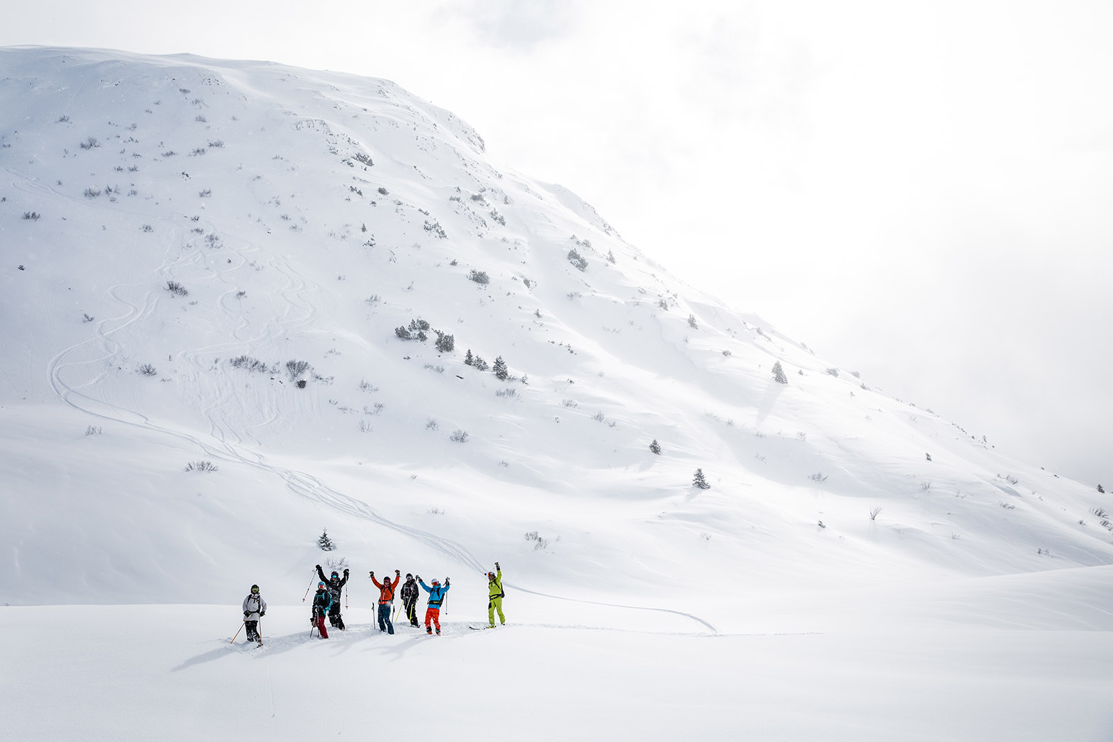  Ski guiding on the Arlberg