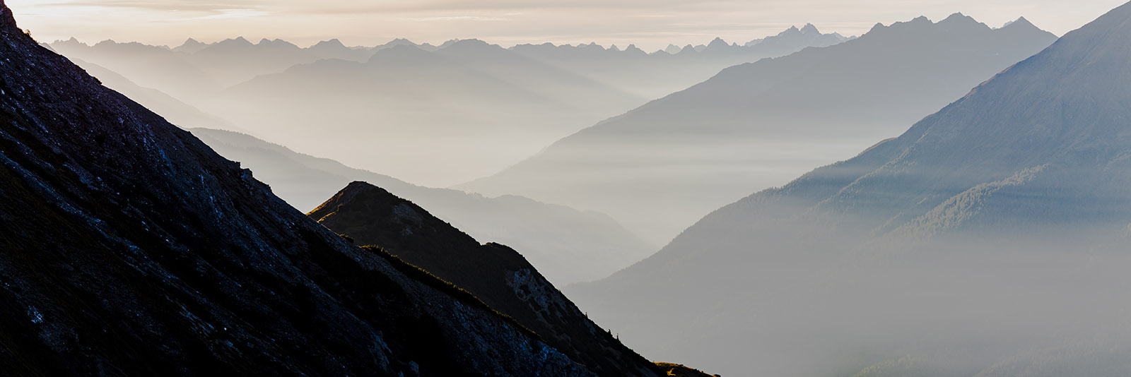 Sonnenaufgang am Arlberg